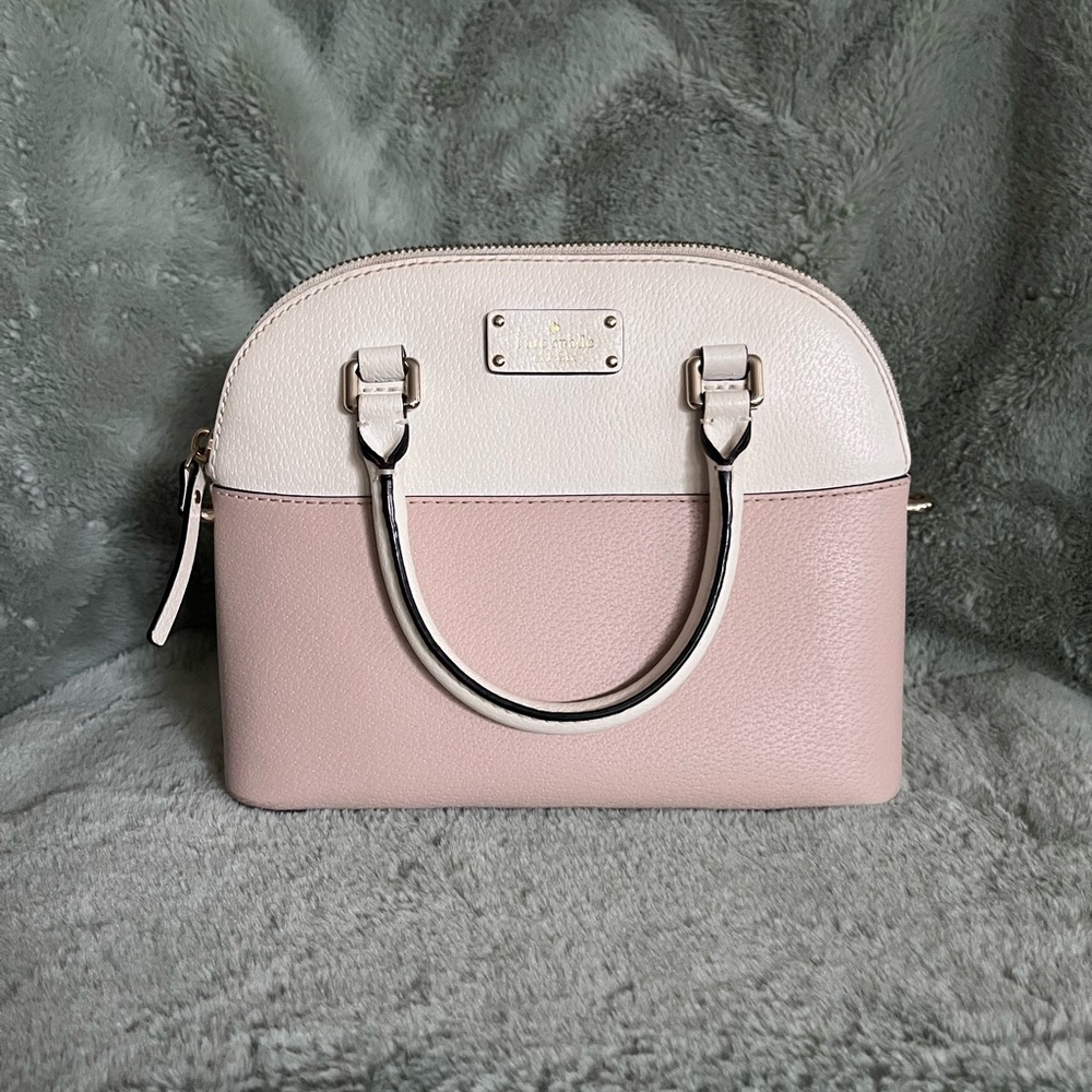 Kate Spade Pink and Cream Satchel